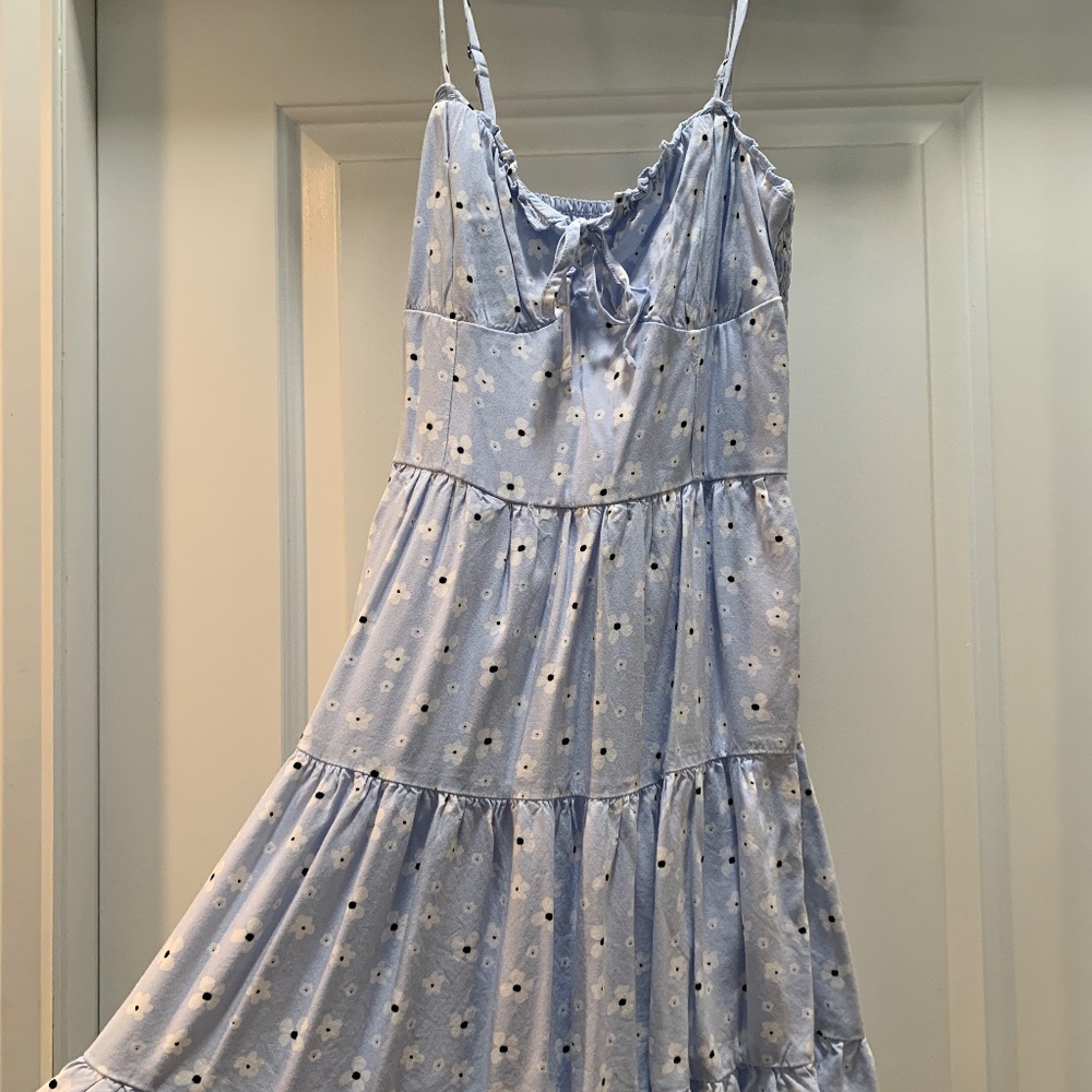 Blue Floral Hollister Minidress